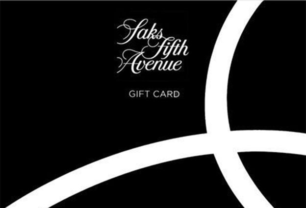 SAKS FIFTH AVENUE GIFT CARD